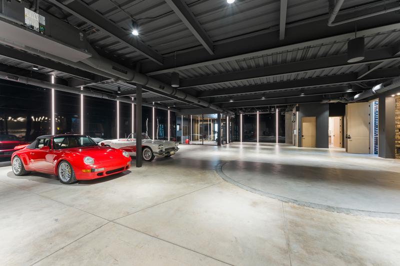 Showroom-style collector's garage — The New American Home 2026, Orlando FL