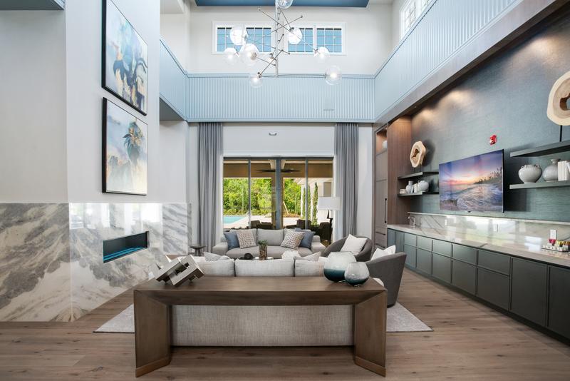 Clubhouse bar and media lounge — Ritz-Carlton Residences at Grande Lakes, Orlando FL